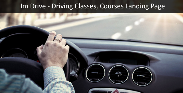 Im-Drive Driving Classes - ThemeForest 16563526