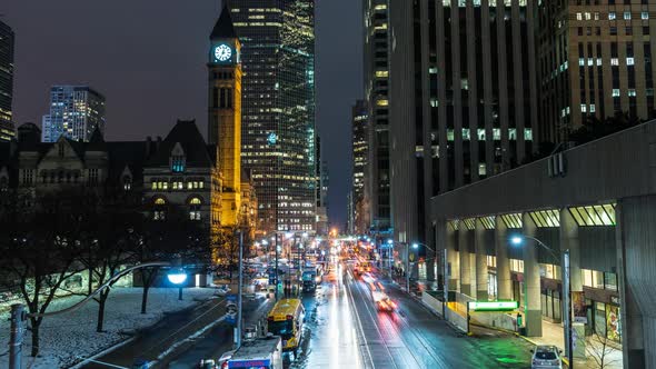 Toronto Downtown Core Urban City Traffic