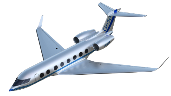 Gulfstream G650 business jet (PBR, uv-textured) - 3DOcean Item for Sale