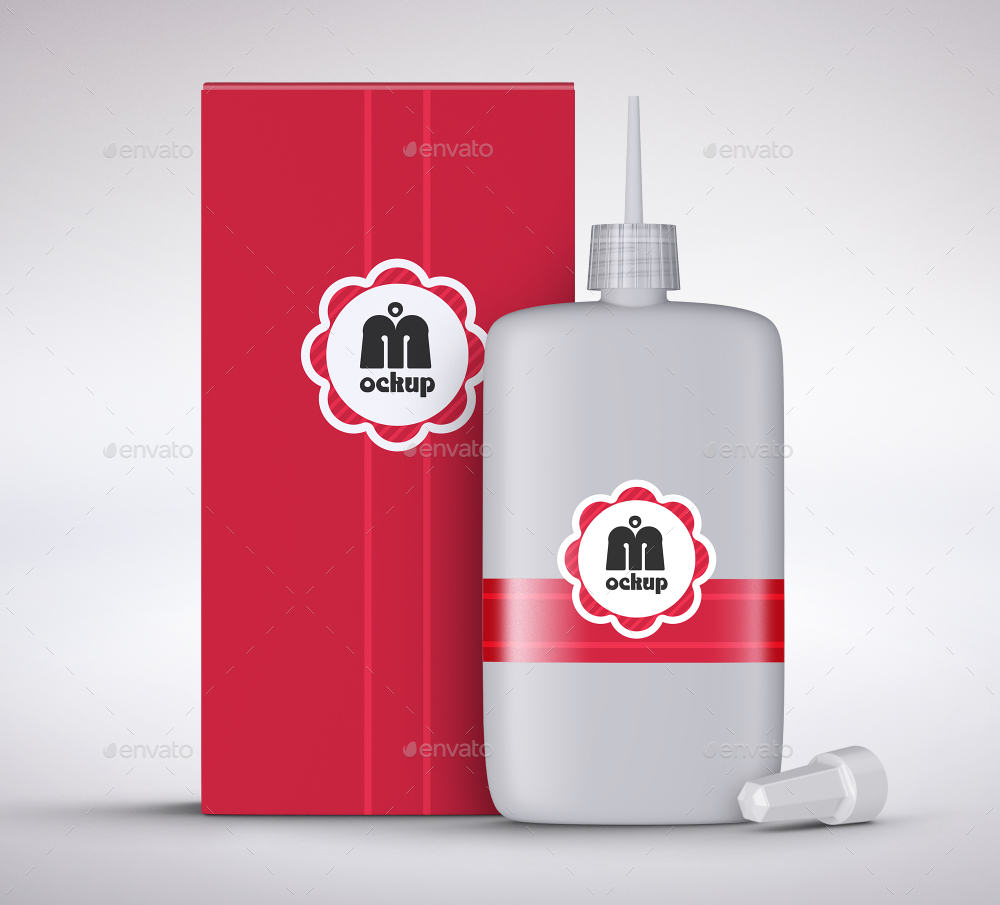 Download Plastic Dropper Bottle Mockup by Fusionhorn | GraphicRiver