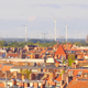 Berlin City Residential Area with Wind turbines in the Background Berlin City Residential Area with Wind turbines in the Background - VideoHive Item for Sale