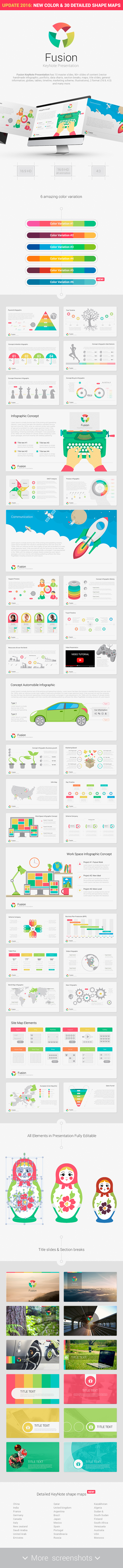 Fusion KeyNote - Creative Keynote Templates