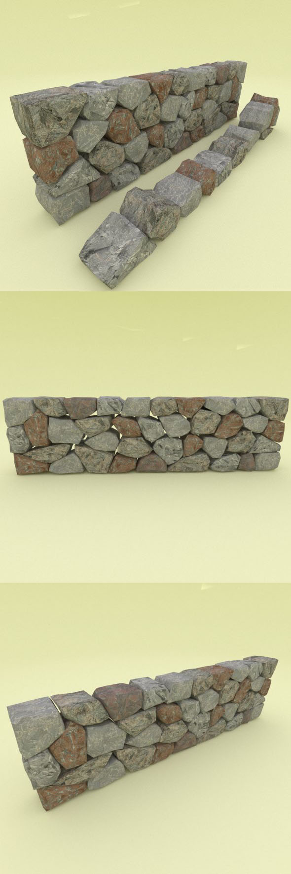 Low Poly Stone - 3Docean 16576987