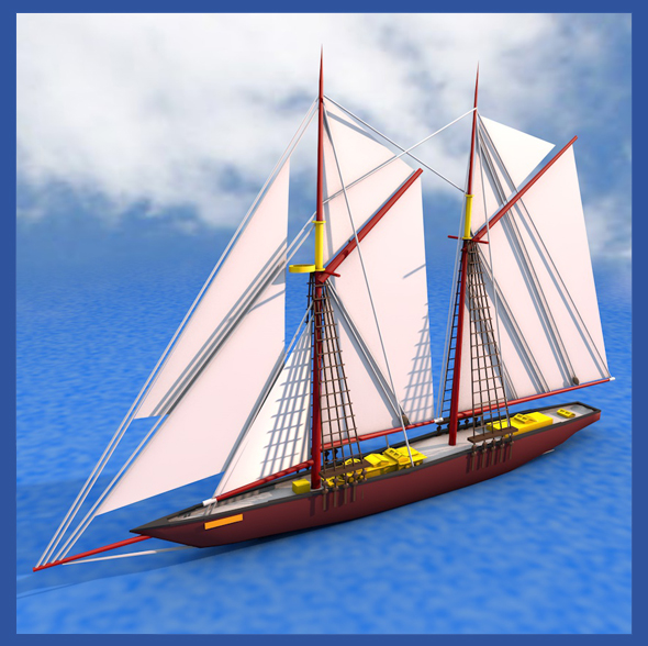 Bluenose Ship - 3Docean 16578578