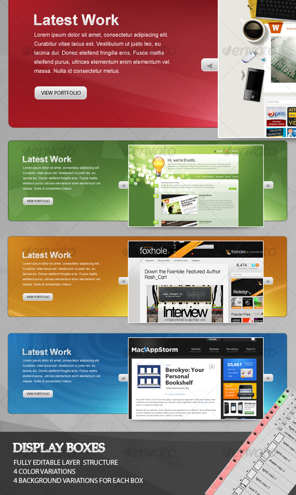 Web Slider Box - Web Elements