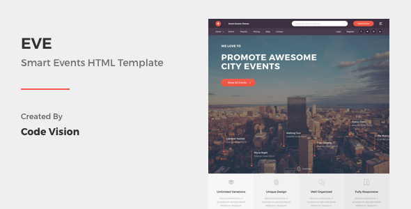 EVE - Events - ThemeForest 16588027