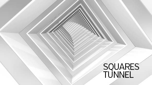 Futuristic Square Tunnel