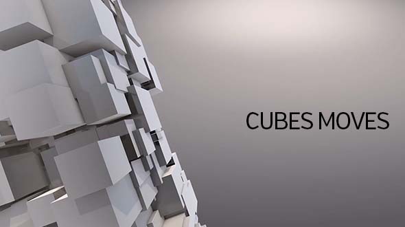 Moving Cubes Background