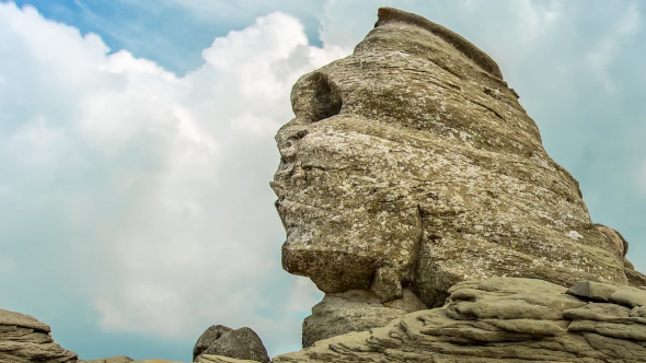 Natural Rock Formation In Shape Of A Human Head 1