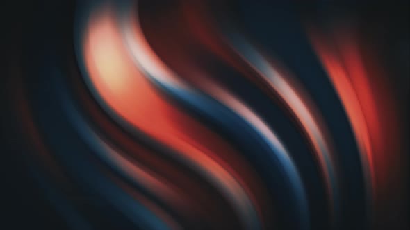 abstract blue orange red wave background