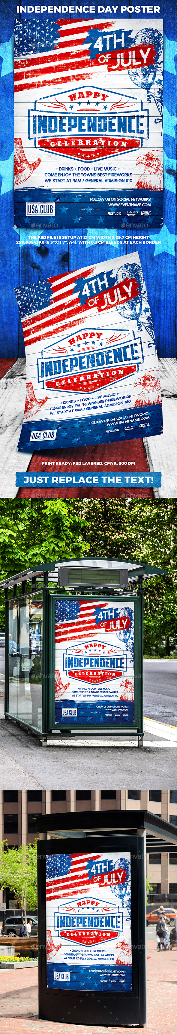 Independence Day Party Poster vol.2 - Holidays Events