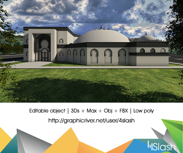 3d Mosque - 3Docean 16595543
