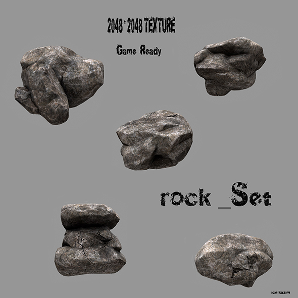 rock set - 3Docean 16597073