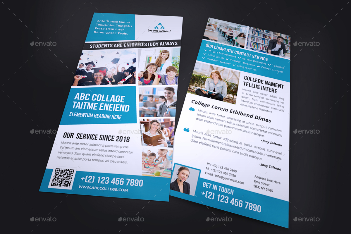 college flyer design