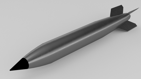 B61 Nuclear Bomb (B-61; low poly, PBR, UV-textured) - 3DOcean Item for Sale