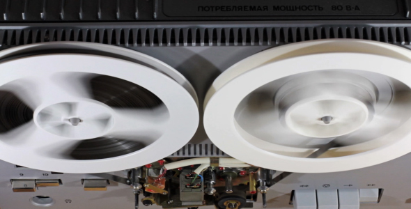 Rewind Tape On Reel Tape Recorder alt