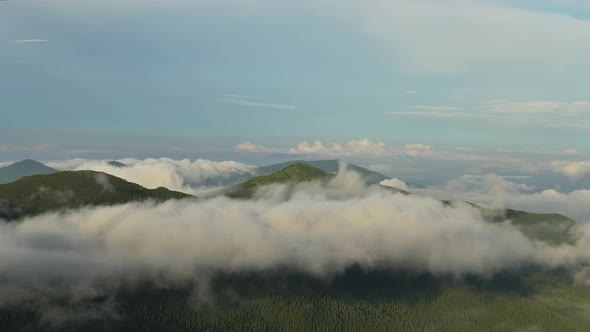  Video Footage Timelapse of Carpathian Mountains