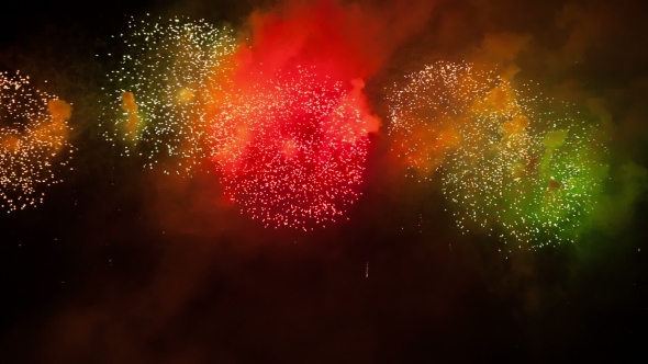 Fireworks In The Night Sky alt