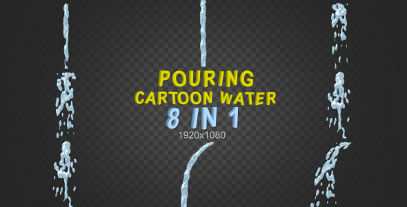 Pouring Cartoon Water