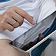 Young Man Uses Tablet Outdoors - VideoHive Item for Sale