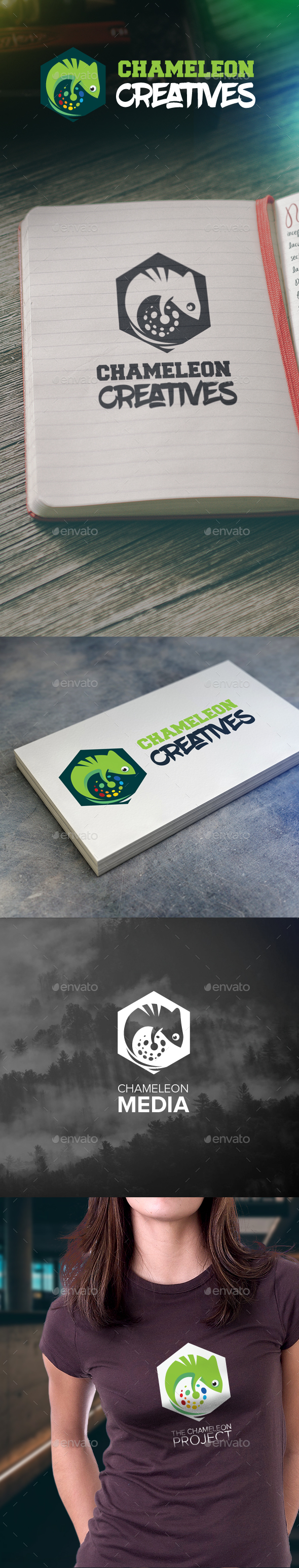 Chameleon Creatives Logo - Logo Templates