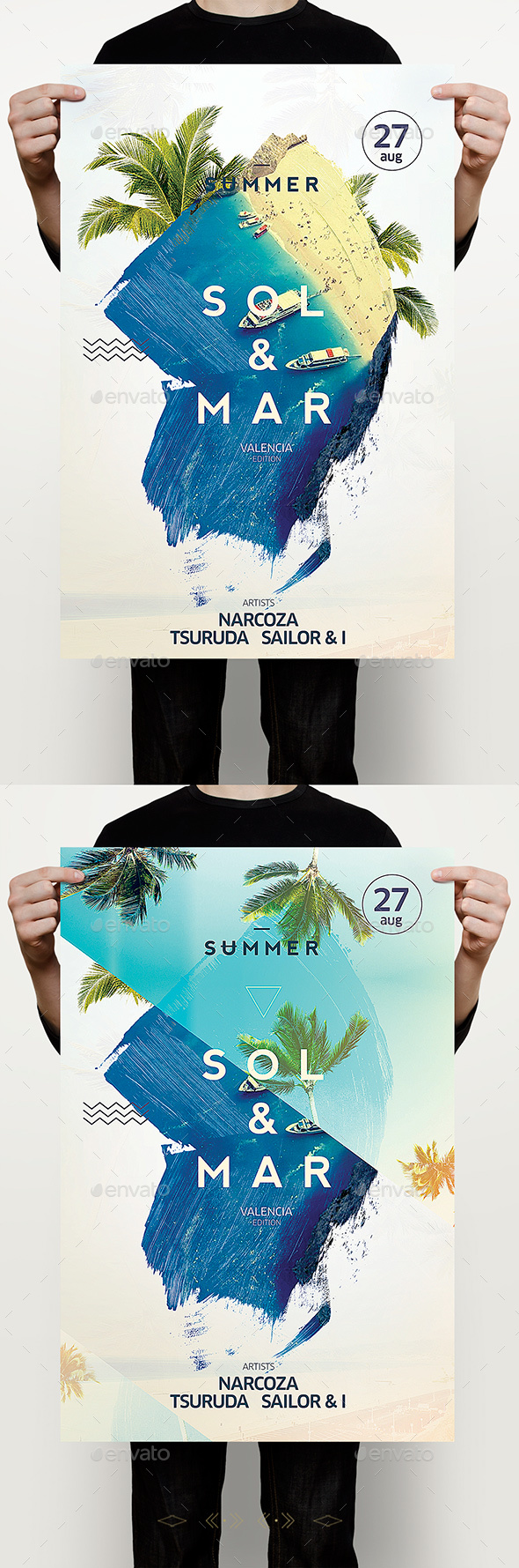 Sol & Mar Flyer - Clubs & Parties Events