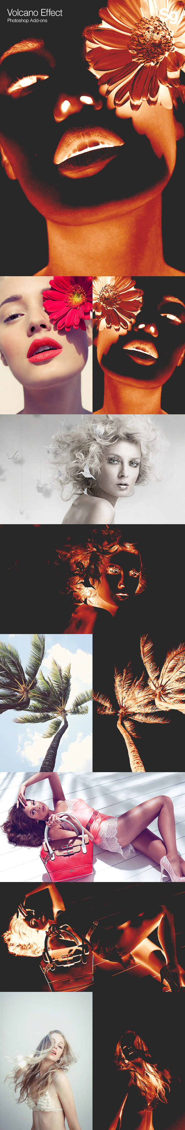 Volcano Effect - Photo Effects Actions