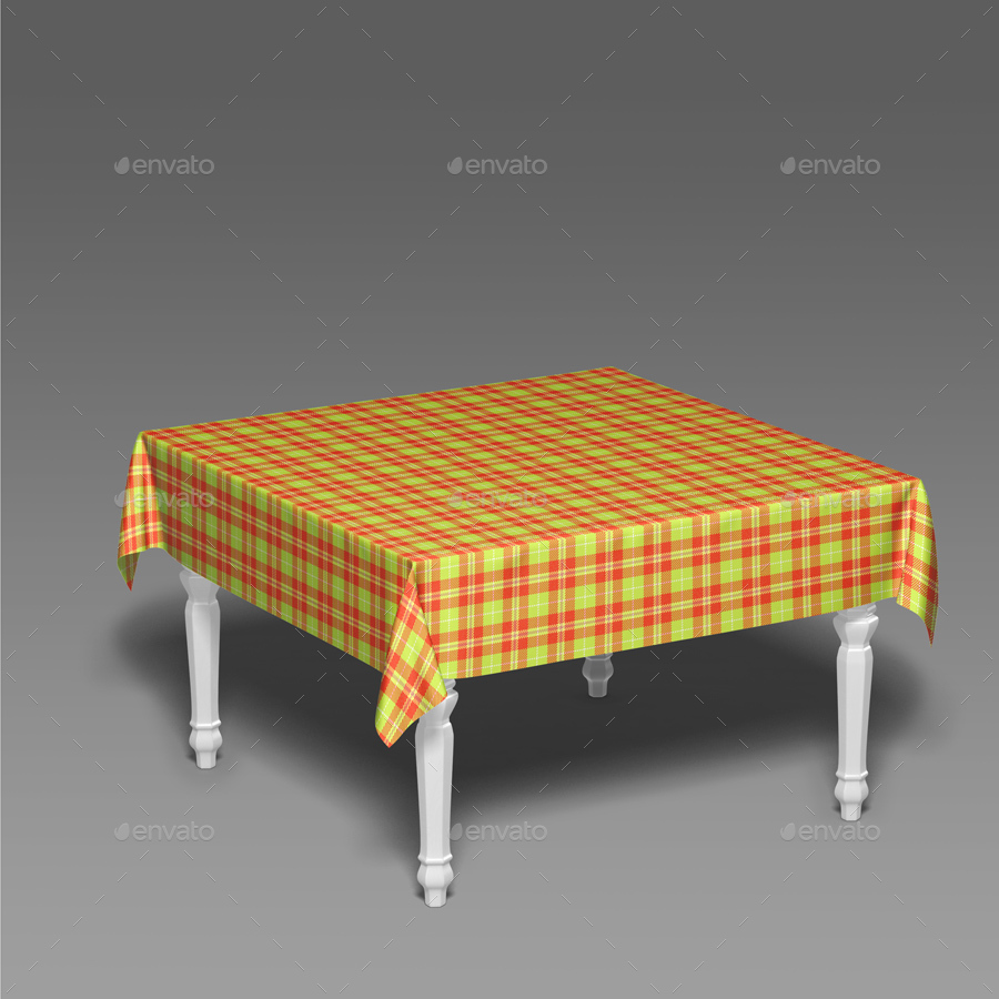 Download Tablecloth Mock-up by maxtecb | GraphicRiver