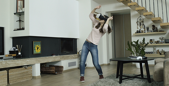 Frightening Virtual Reality World