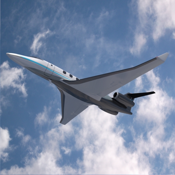 Private jet concept by zenox3d | 3DOcean