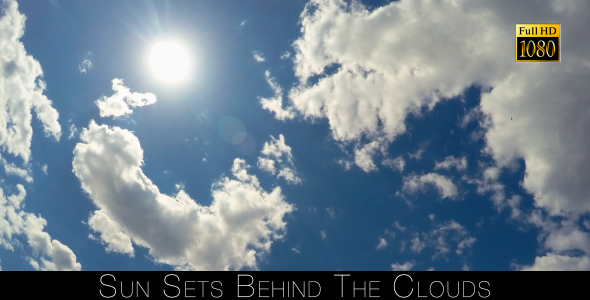 Sun Sets Behind The Clouds alt