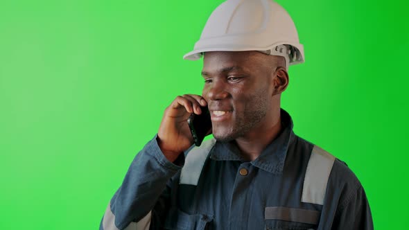 Black Sailor Making Phone Call to Family alt