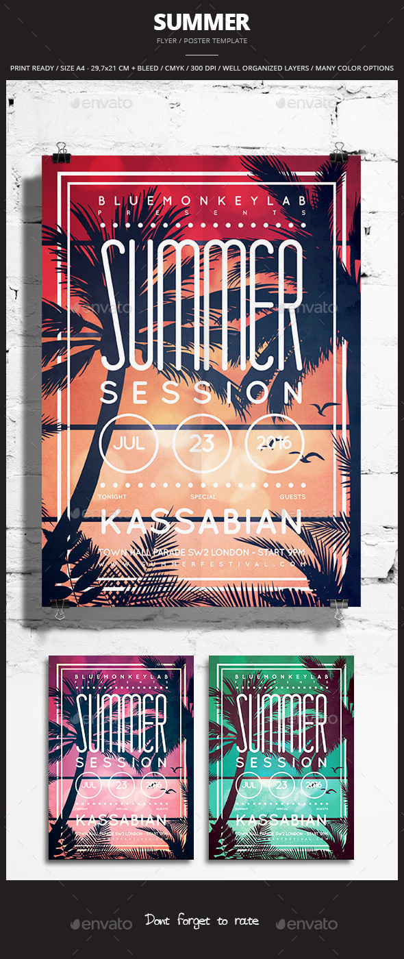 Summer Flyer / Poster 2 - Events Flyers