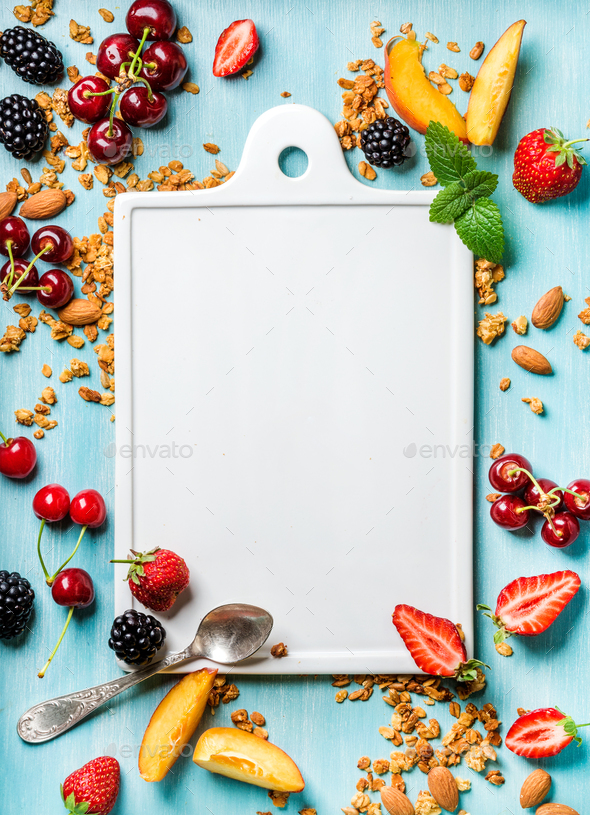 Healthy breakfast ingredients - Stock Photo - Images