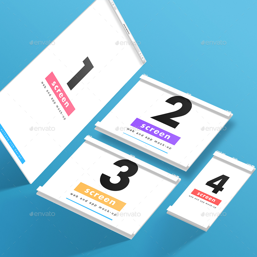 website mockups