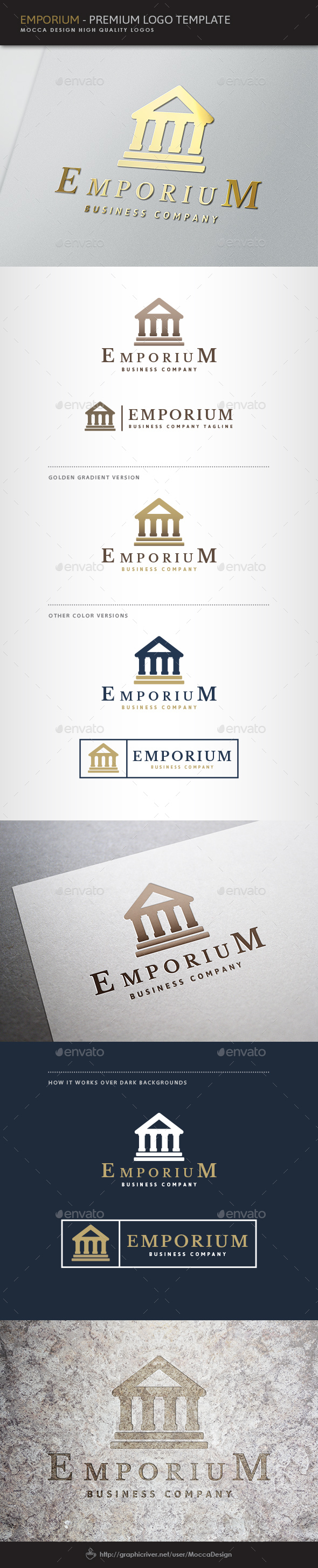 Emporium Logo - Buildings Logo Templates