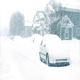 Houses And Cars In Snowstorm Houses And Cars In Snowstorm - VideoHive Item for Sale