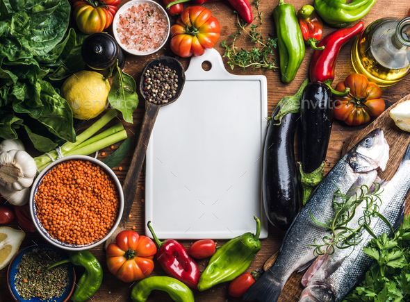 Ingredients for cooking healthy dinner - Stock Photo - Images