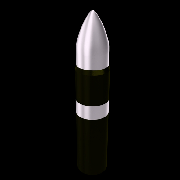 Poseidon C3 ICBM Nuclear Missile (PBR, UV-textured) - 3DOcean Item for Sale