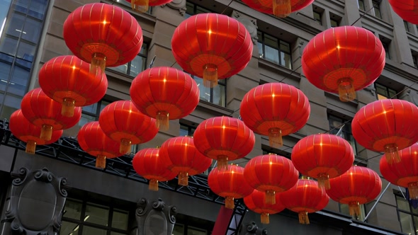 Chinese Lanterns, Lunar New Year by artfolio | VideoHive