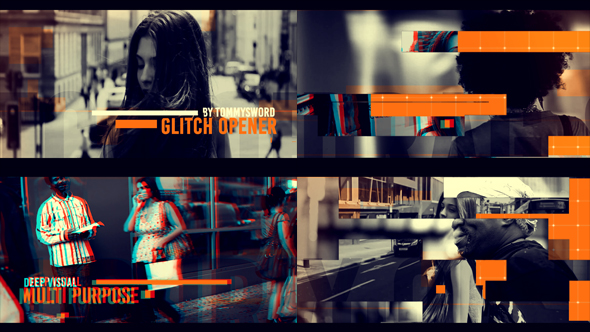 Glitch Opener - VideoHive 16662296