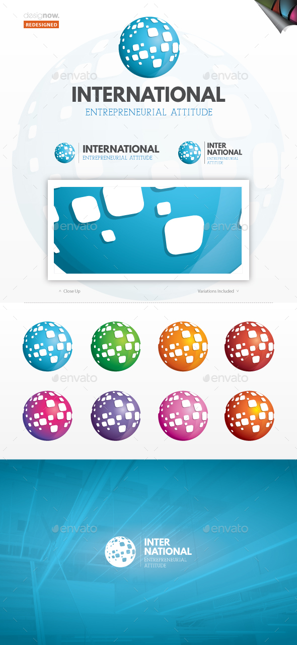 International Logo - Abstract Logo Templates