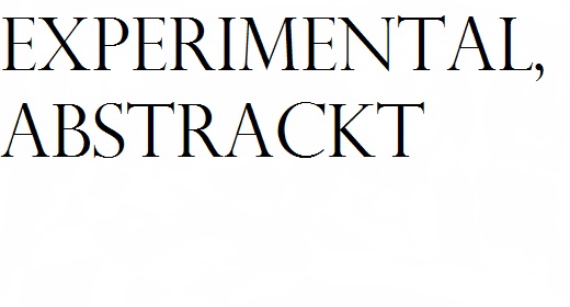 Experimental, Abstract Music