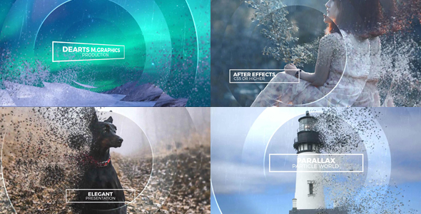 Parallax Particle World - VideoHive 16664126