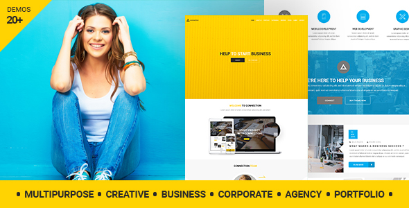 Connection - Multipurpose / Creative / Business / Corporate / Agency / Portfolio WordPress Theme - Creative WordPress