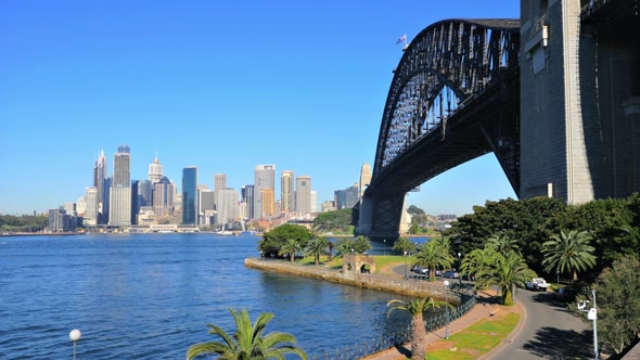 Sydney Harbour Bridge and Sydney CBD