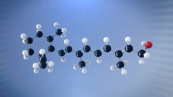 3D Molecule (Vitamin A)