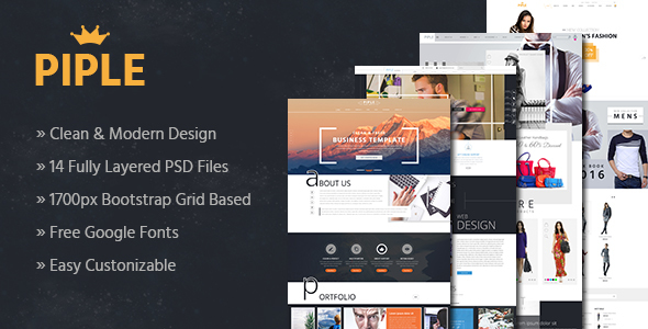 Piple - BusinessEcommerce - ThemeForest 16364678