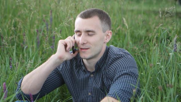 Man Talking on the Phone alt