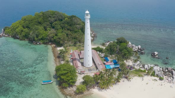 Beautiful island in indonesia
